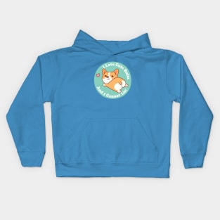 Cute Corgi I Love Cute Butts And I Cannot Lie Funny Kids Hoodie